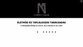 What Naszakandrea-eletmod.hu website looked like in 2018 (5 years ago)