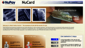 What Nucard.co.za website looked like in 2018 (5 years ago)