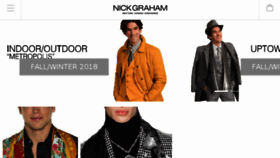 What Nickgraham.com website looked like in 2018 (7 years ago)