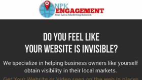 What Npkengagement.com website looked like in 2018 (5 years ago)
