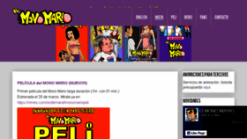 What Nuevomonomario.com website looked like in 2018 (5 years ago)
