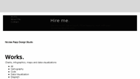 What Nicolasrapp.com website looked like in 2018 (5 years ago)