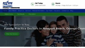 What Newportfamilymedicine.com website looked like in 2018 (5 years ago)