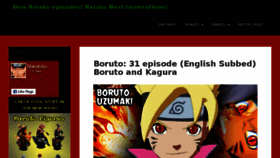 What Narutotubes.com website looked like in 2018 (5 years ago)