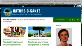 What Nature-o-sante.com website looked like in 2018 (5 years ago)