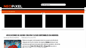 What Neopixel.com.mx website looked like in 2018 (5 years ago)
