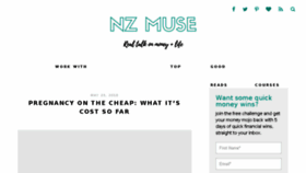 What Nzmuse.com website looked like in 2018 (5 years ago)