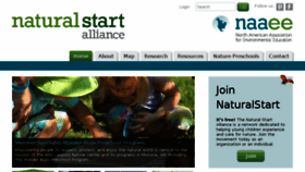 What Naturalstart.org website looked like in 2018 (5 years ago)