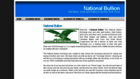 What Nationalbullion.com website looked like in 2018 (5 years ago)