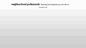 What Neighbourhoodprofessionals.co.uk website looked like in 2018 (5 years ago)