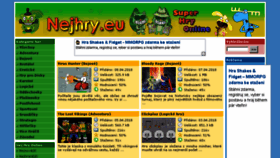 What Nejhry.eu website looked like in 2018 (5 years ago)