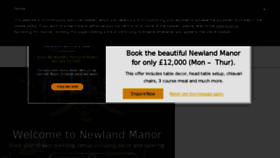 What Newlandmanor.com website looked like in 2018 (5 years ago)