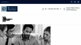 What Neuhauspartners.com website looked like in 2018 (5 years ago)