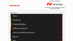 What Neverfold.net website looked like in 2018 (5 years ago)