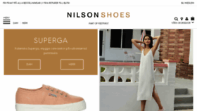 What Nilsonshoes.com website looked like in 2018 (5 years ago)