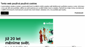 What Netbox.cz website looked like in 2018 (5 years ago)
