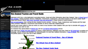 What Nz.com website looked like in 2018 (5 years ago)