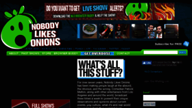 What Nobodylikesonions.com website looked like in 2018 (5 years ago)