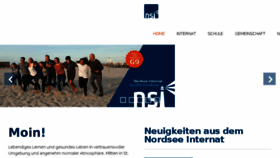 What Nordsee-internat.de website looked like in 2018 (5 years ago)