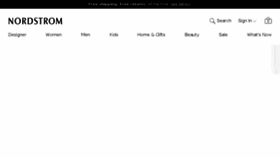 What Nordstroms.com website looked like in 2018 (5 years ago)