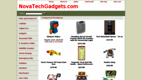What Novatechgadgets.com website looked like in 2018 (5 years ago)