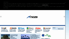 What Noze.it website looked like in 2018 (5 years ago)