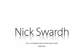 What Nswardh.com website looked like in 2018 (5 years ago)