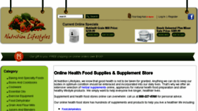 What Nutritionlifestyles.com website looked like in 2018 (5 years ago)