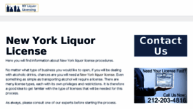 What Nyliquorlicensenow.com website looked like in 2018 (5 years ago)