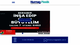 What Nurmagplastik.com.tr website looked like in 2018 (5 years ago)