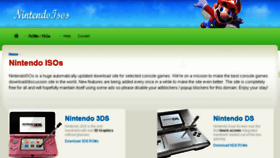 What Nintendoisos.com website looked like in 2018 (5 years ago)