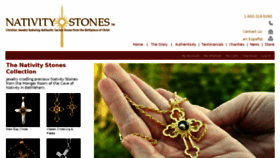 What Nativitystonescollection.com website looked like in 2018 (5 years ago)