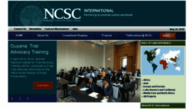 What Ncscinternational.org website looked like in 2018 (5 years ago)