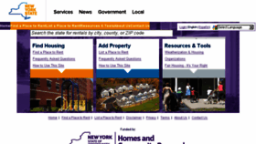 What Nyhousingsearch.gov website looked like in 2018 (5 years ago)
