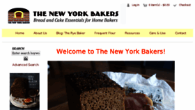 What Nybakers.com website looked like in 2018 (5 years ago)