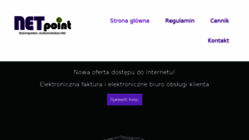 What Netpoint.pl website looked like in 2018 (5 years ago)
