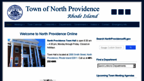What Northprovidenceri.gov website looked like in 2018 (5 years ago)