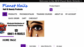 What Nails-beauty.co.za website looked like in 2018 (5 years ago)