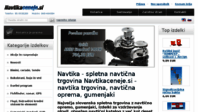 What Navtikaceneje.si website looked like in 2018 (5 years ago)