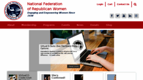 What Nfrw.org website looked like in 2018 (5 years ago)
