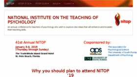 What Nitop.org website looked like in 2018 (7 years ago)