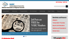 What Narc.org website looked like in 2018 (5 years ago)