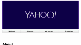 What Nic.yahoo website looked like in 2018 (5 years ago)