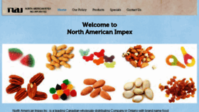 What Naimpex.ca website looked like in 2018 (5 years ago)