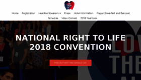 What Nrlconvention.com website looked like in 2018 (5 years ago)