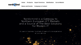 What Nordicmind.com website looked like in 2018 (5 years ago)