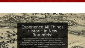What Newbraunfels.com website looked like in 2018 (5 years ago)