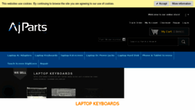 What Notebookbits.co.uk website looked like in 2018 (7 years ago)