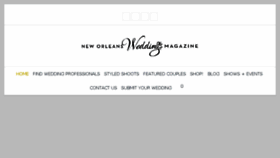 What Neworleansweddingsmagazine.com website looked like in 2018 (5 years ago)