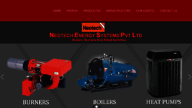 What Neotechboilers.com website looked like in 2018 (5 years ago)